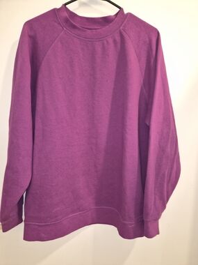 Topshop Magenta Crewneck Sweatshirt Women's Size 10